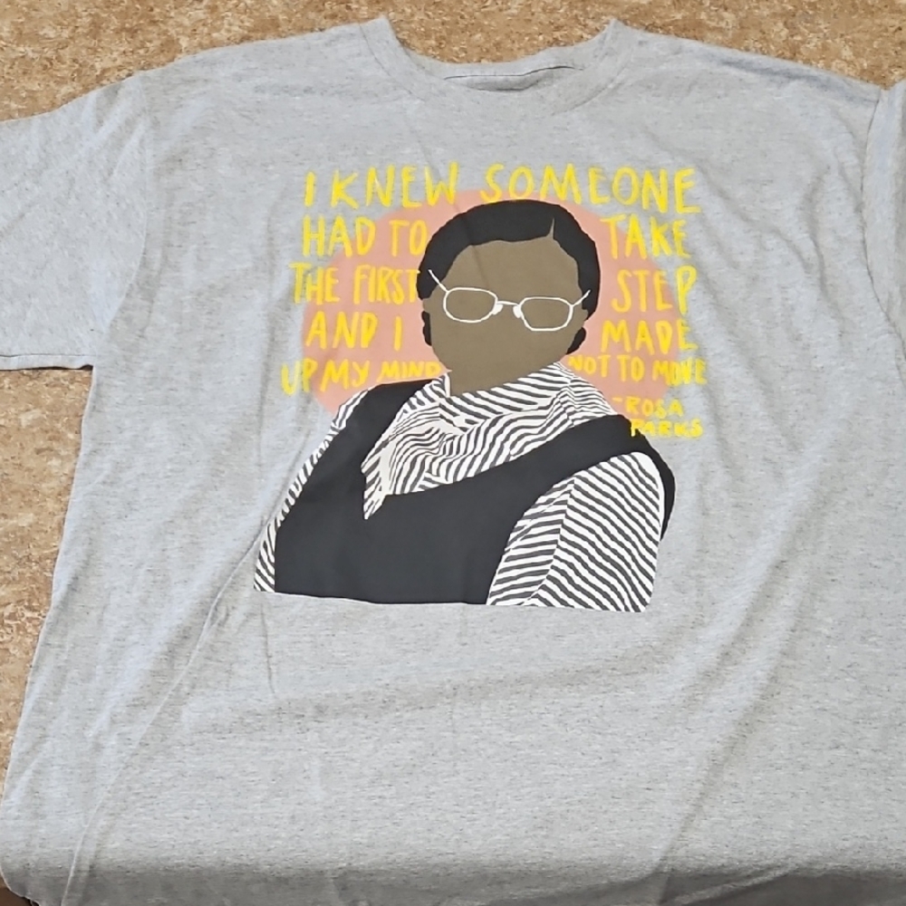 Gray Rosa Parks Graphic T-Shirt